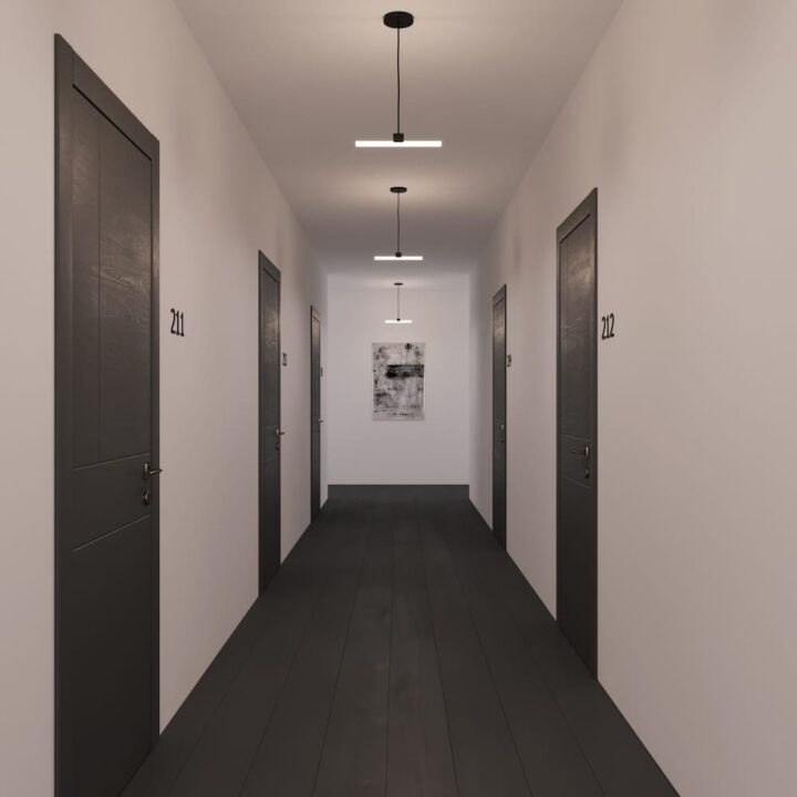 oświetlenie korytarza