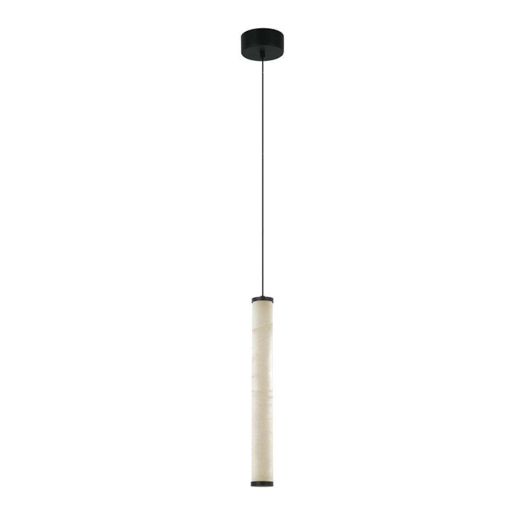 Lampa wisząca SANDY Zambelis 37,4cm, 3000K 970lm 15W, alabaster