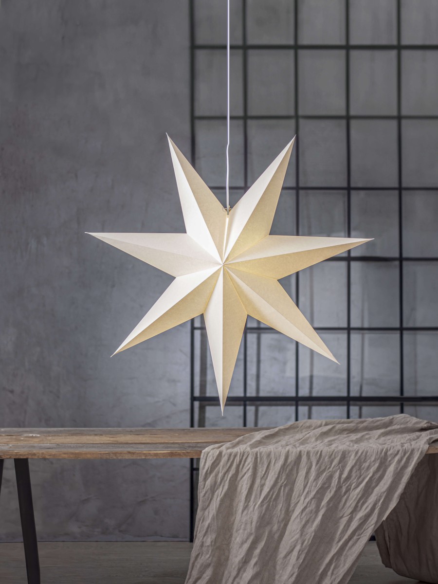 Gwiazda wisząca LED PLAIN 90cm, biała 502-73 g