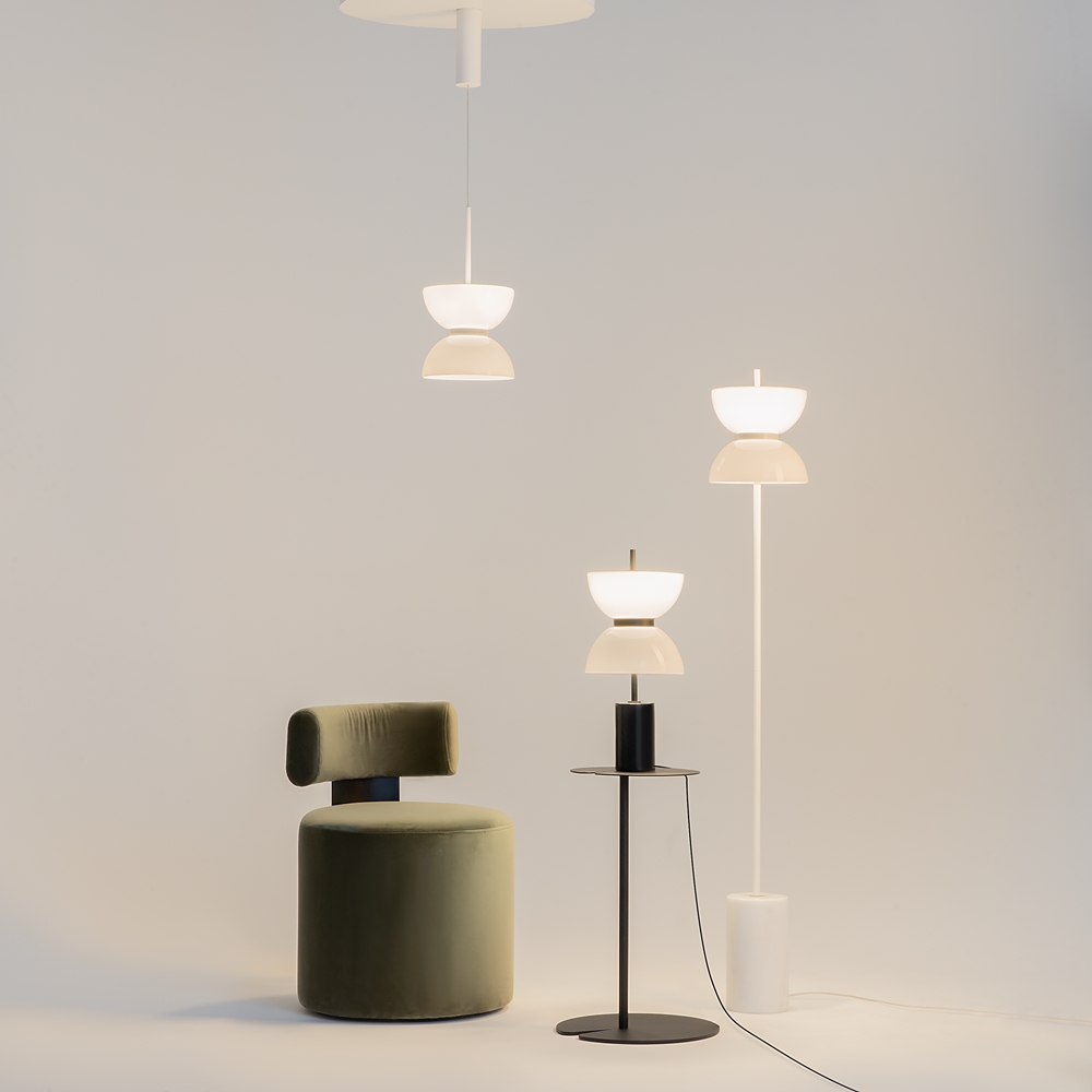 Lampa stojąca w stylu japońskim KYOTO 145cm Maytoni, 3000K 11W 1300lm, złoto + szary marmur