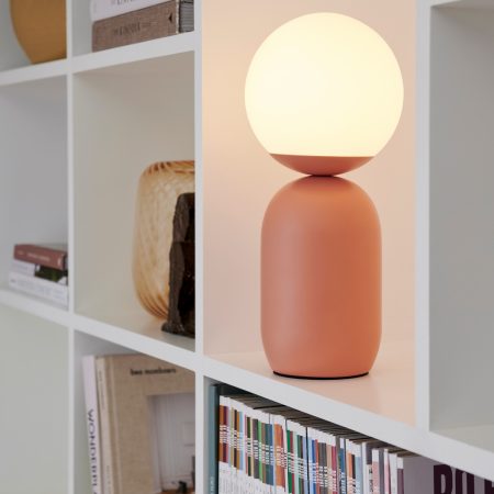 Lampa stołowa NOTTI Nordlux, 34cm E14, terakota