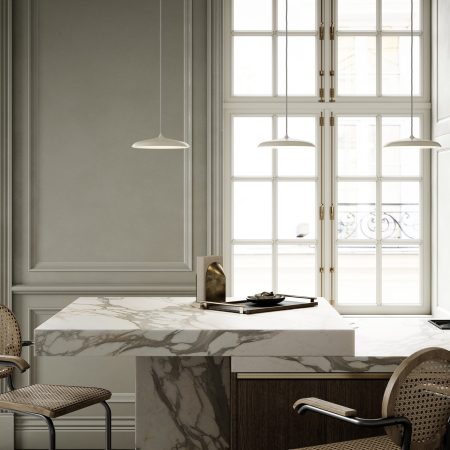 Lampa wisząca ARTIST Nordlux 25cm, 3000K 1000lm 14W, beżowa