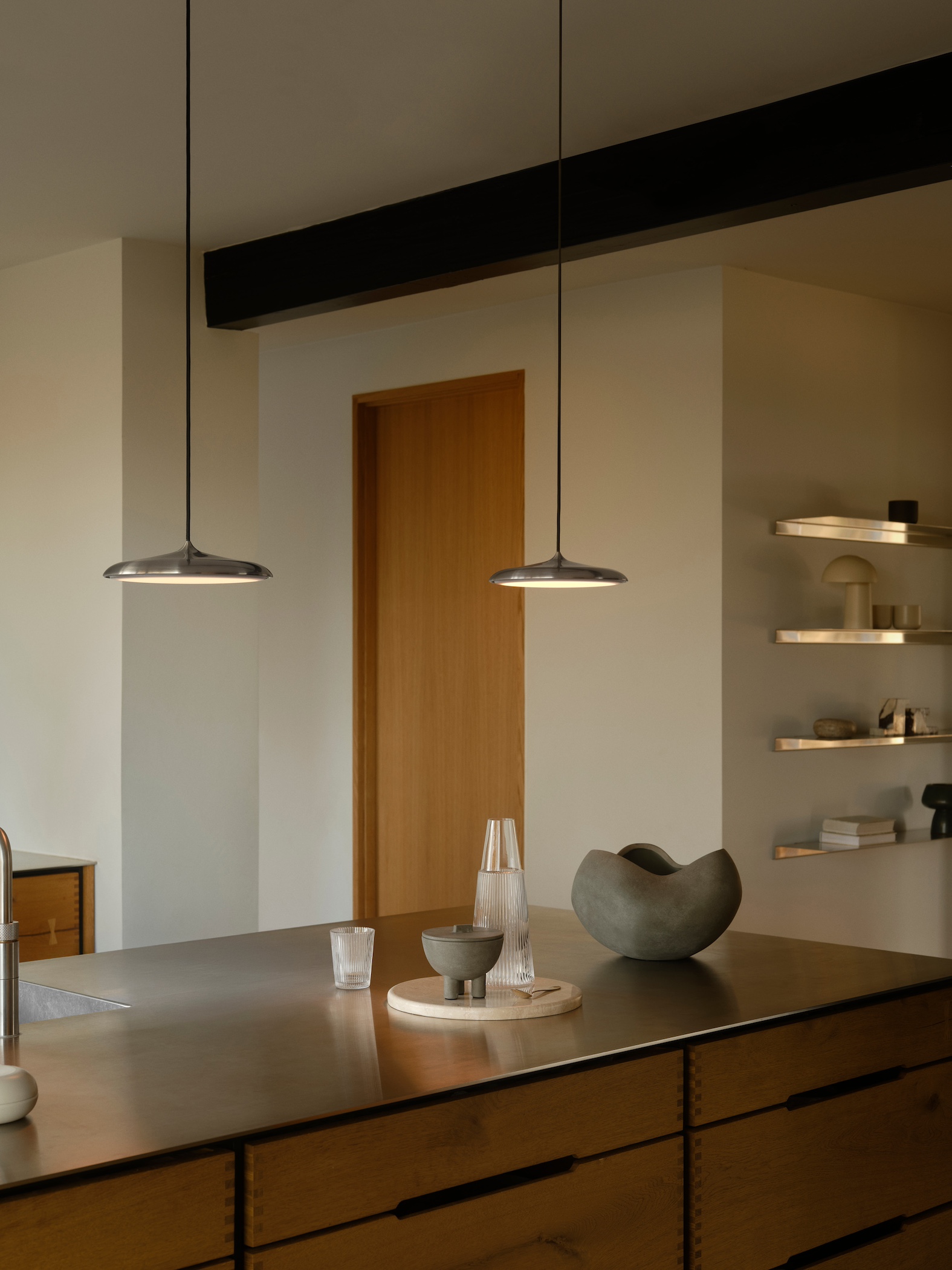 Lampa wisząca ARTIST Nordlux 25cm, 3000K 1000lm 14W, stalowa