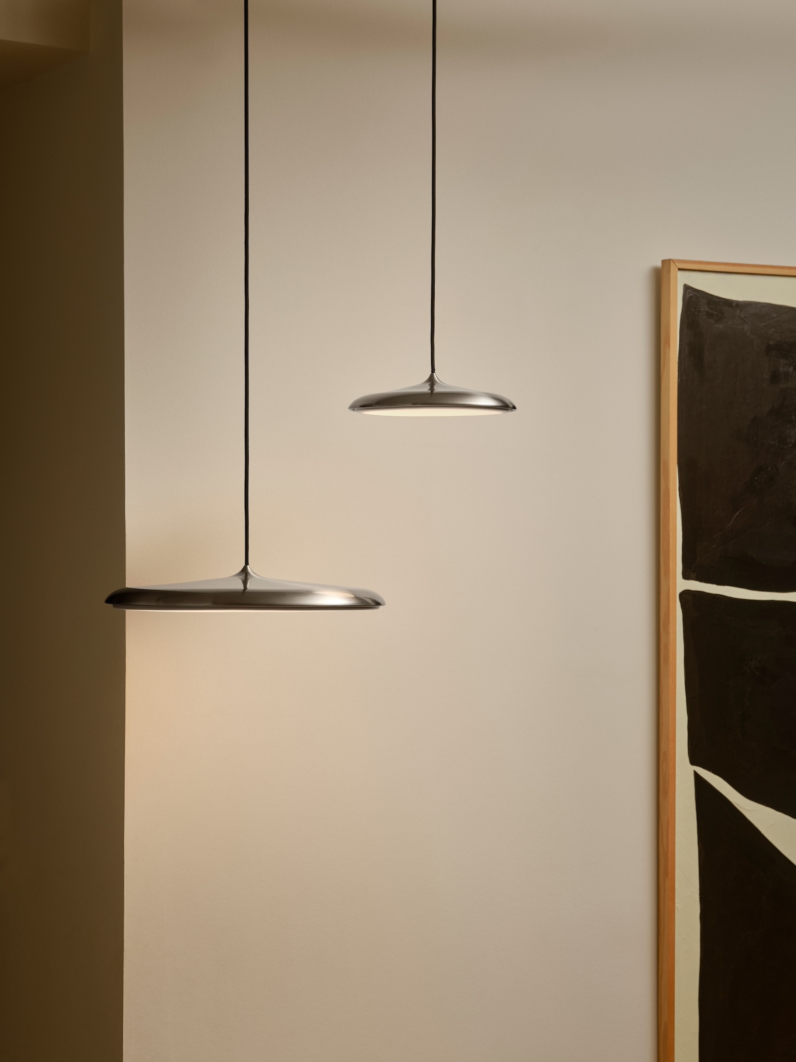 Lampa wisząca ARTIST Nordlux 25cm, 3000K 1000lm 14W, stalowa