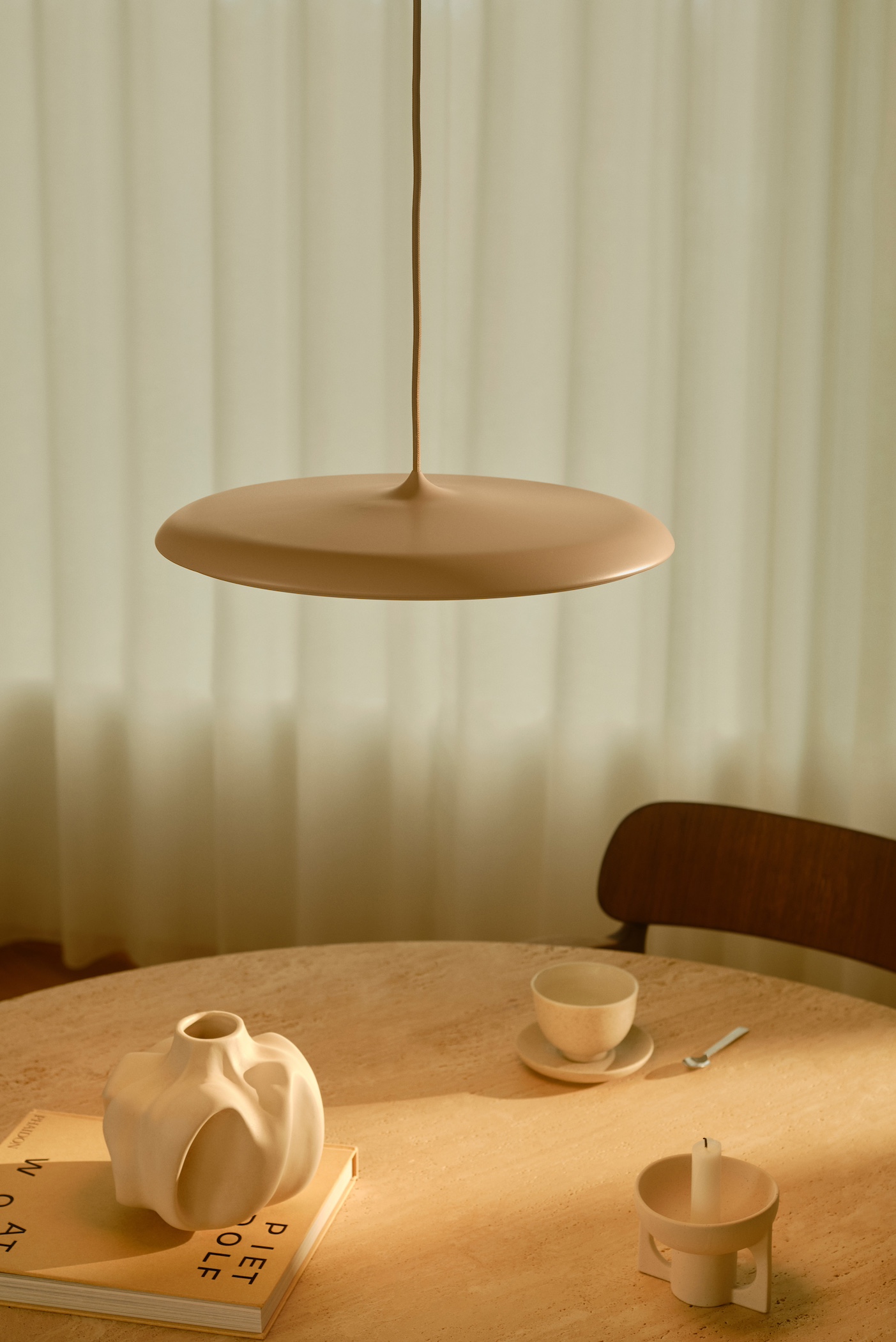 Lampa wisząca ARTIST Nordlux 40cm, 3000K 2300lm 25W, brudny róż