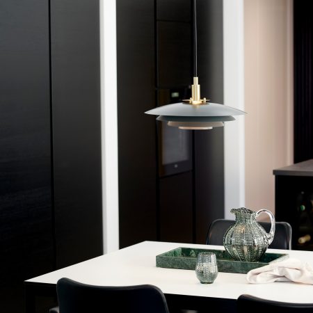 Lampa wisząca w stylu skandynawskim BRETAGNE Nordlux, G9 ciemnoszara